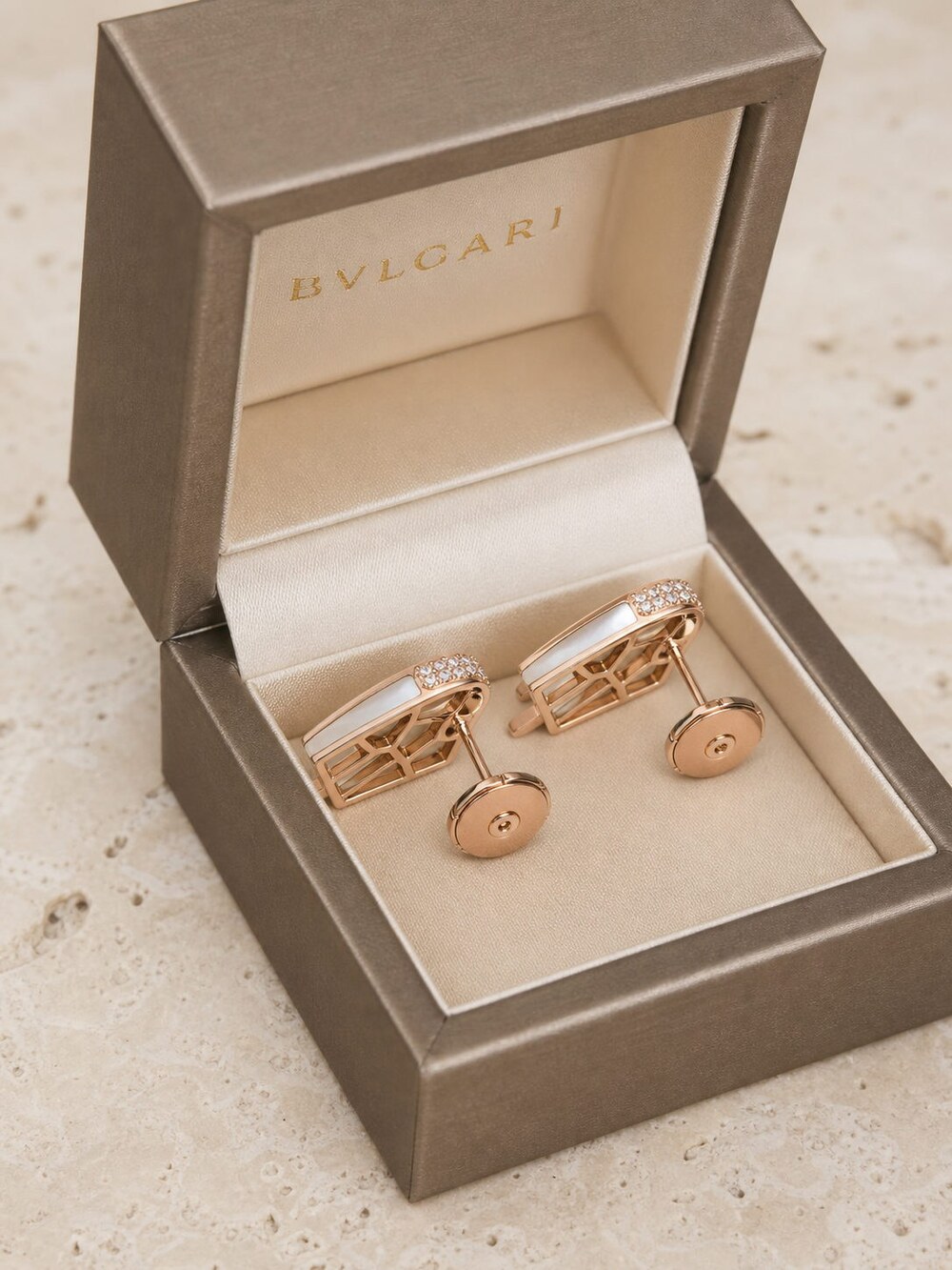 Bulgari Refined Statement Earrings Style 7 | New with Box - Picture 5 of 9